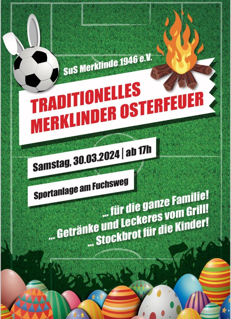 Plakat Osterfeuer 2024
